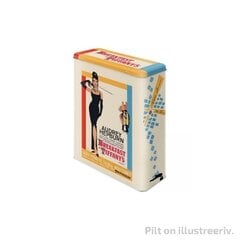 Metāla kārba/XL/Breakfast at Tiffany´s Audrey Hepburn cena un informācija | Trauki pārtikas uzglabāšanai | 220.lv