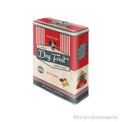 Металлическая банка/XL/3D Dog Food 2 цена и информация | Посуда для хранения еды | 220.lv