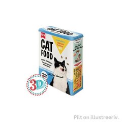 Metāla kārba/XL/3D Cat Food cena un informācija | Trauki pārtikas uzglabāšanai | 220.lv