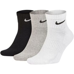 Vīriešu sporta zeķes Nike Everyday Cushioned Ankle SX7667 901, 3 pāri цена и информация | Мужские носки | 220.lv