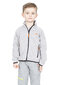 Jaka zēniem Mario, pelēka cena un informācija | Zēnu jakas, džemperi, žaketes, vestes | 220.lv