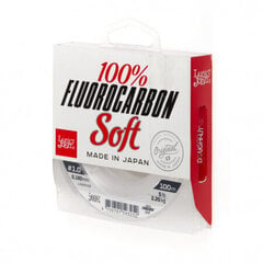 Makšķeraukla Lucky John Fluorocarbon Soft 100m 0.18mm cena un informācija | Makšķerauklas | 220.lv