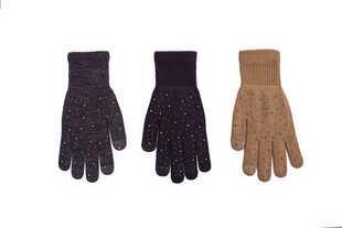 Cimdi sievietēm Rak Touch screen Gloves R-174, brūni cena un informācija | Sieviešu cimdi | 220.lv