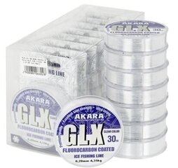 Makšķeraukla Akara GLX ICE 30 Mono 30m 0.12mm cena un informācija | Makšķerauklas | 220.lv