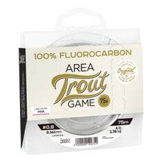 Makšķeraukla Lucky John Fluorocarbon Area Trout Game 0.75m 0.16mm cena un informācija | Makšķerauklas | 220.lv