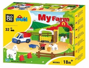 Конструктор Blocki Mubi MyFarm MU2003, 32шт. цена и информация | Kонструкторы | 220.lv