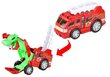 Ugunsdzēsības auto / pūķis 2in1 cena un informācija | Rotaļlietas zēniem | 220.lv