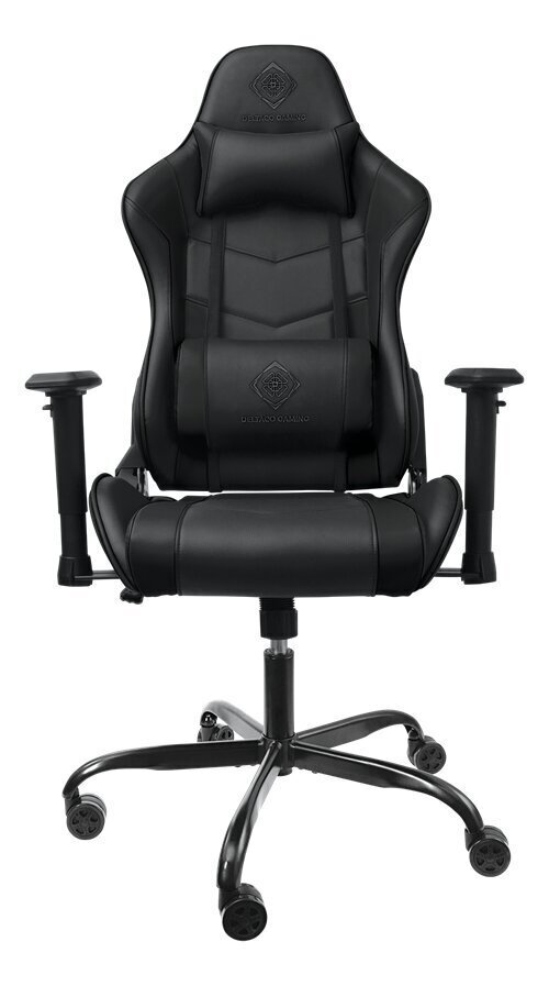 Spēļu krēsls Deltaco GAM-096, melns cena un informācija | Biroja krēsli | 220.lv