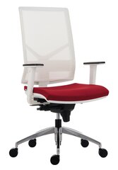 Biroja krēsls Wood Garden 1850, balts/sarkans cena un informācija | Biroja krēsli | 220.lv