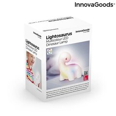 DAUDZKRĀSAINA LED LAMPA DINOZAURS LIGHTOSAURUS INNOVAGOODS cena un informācija | Galda lampas | 220.lv