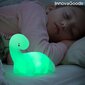 DAUDZKRĀSAINA LED LAMPA DINOZAURS LIGHTOSAURUS INNOVAGOODS цена и информация | Galda lampas | 220.lv