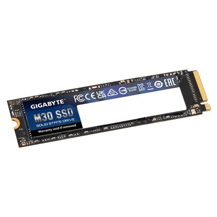 SSD|GIGABYTE|1TB|M.2|PCIE|NVMe|3D TLC|Write speed 3000 MBytes/sec|Read speed 3500 MBytes/sec|MTBF 2000000 hours|GP-GM301TB-G cena un informācija | Iekšējie cietie diski (HDD, SSD, Hybrid) | 220.lv