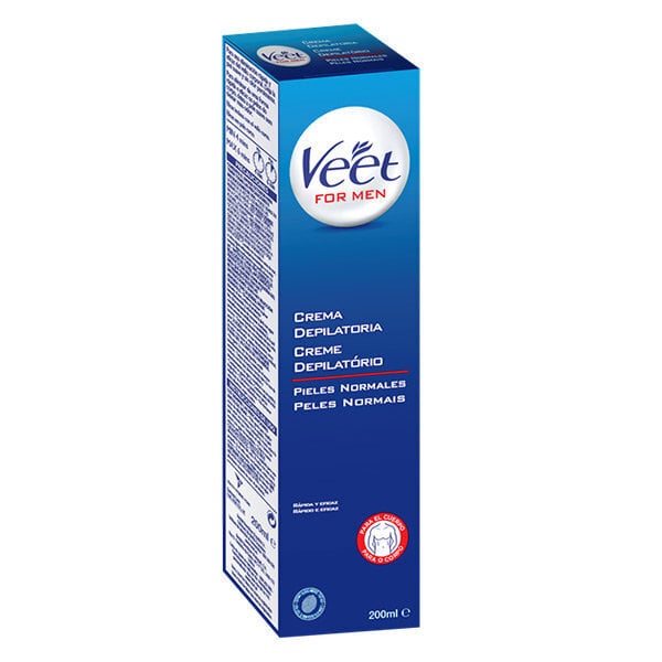 Matiņu noņemšanas krēms Veet Normal Skin vīriešiem, 200 ml цена и информация | Depilācijas līdzekļi, vaksācijas piederumi | 220.lv