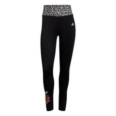 Спортивные легинсы для женщин Adidas Farm Rio Feel Brilliant AeroReady High-Rise Tights W GS6340, черные цена и информация | Спортивная одежда для женщин | 220.lv