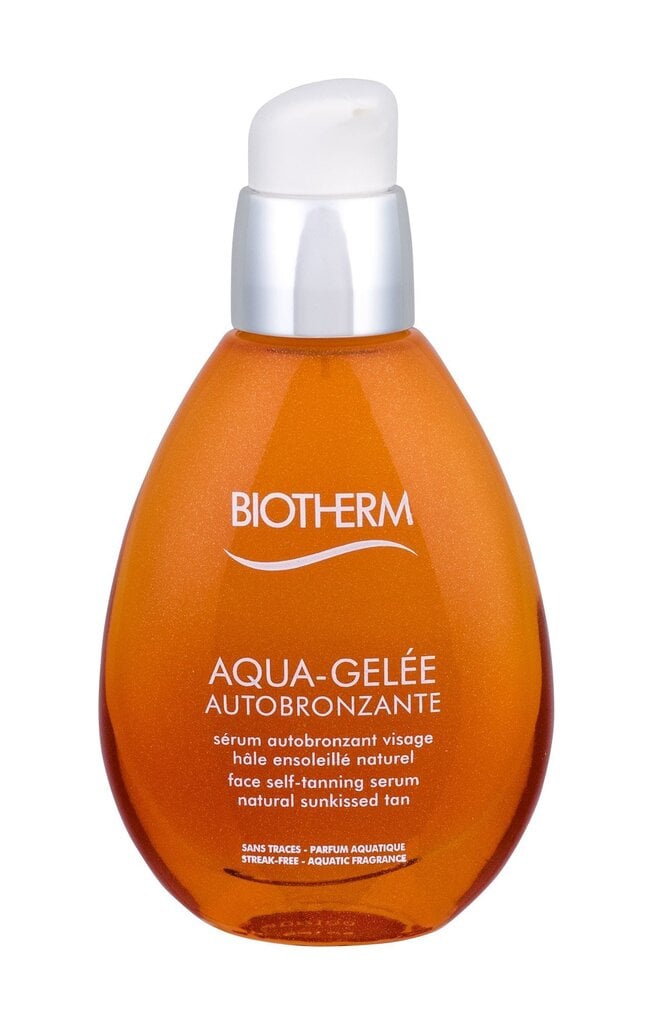 Biotherm Aqua Gelee Face Self Tanning paštonējošais serums sejai 50 ml cena un informācija | Paštonējošie līdzekļi | 220.lv
