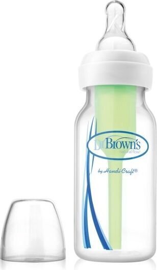 DR. BROWN'S pudele IESPĒJAS + šaurs kakls 120ml cena un informācija | Bērnu pudelītes un to aksesuāri | 220.lv