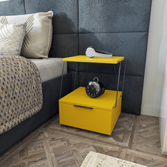Ночной шкаф Kalune Design Tekoba, желтый цена и информация | Прикроватные тумбочки | 220.lv