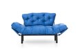 Dīvāns Kalune Design Nitta, zils cena un informācija | Dīvāni | 220.lv