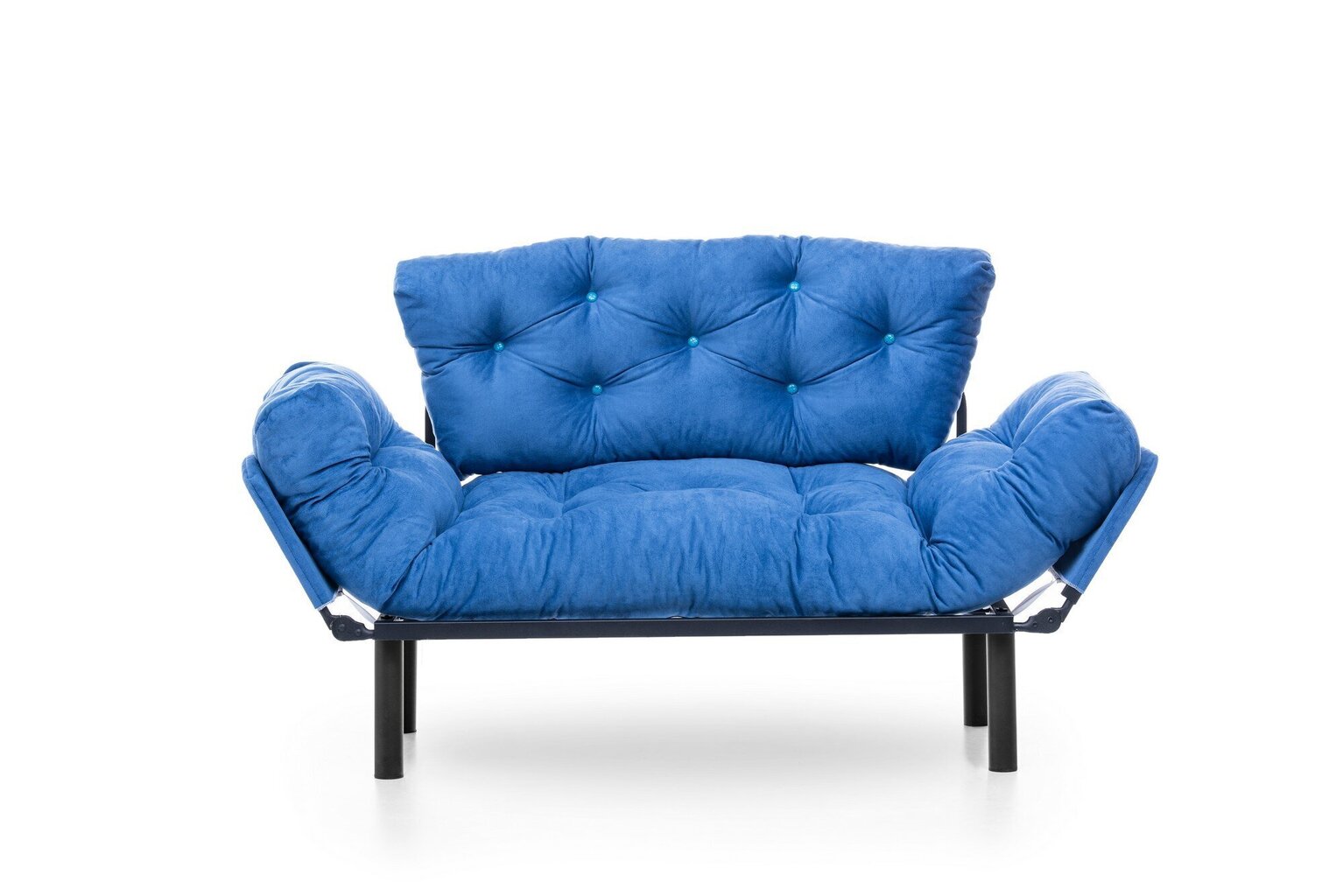 Dīvāns Kalune Design Nitta, zils cena un informācija | Dīvāni | 220.lv