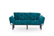 Dīvāns Kalune Design Nitta Triple, zaļš cena un informācija | Dīvāni | 220.lv