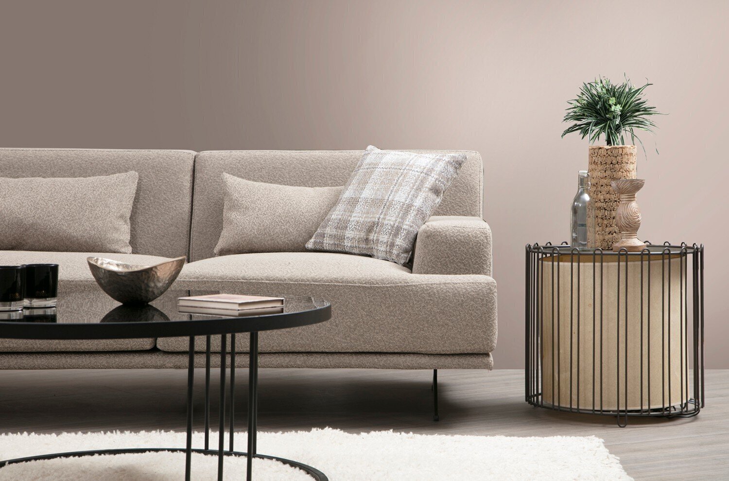 Stūra dīvāns Kalune Design Bentley2, smilškrāsas cena un informācija | Stūra dīvāni | 220.lv