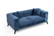 Dīvāns Kalune Design Como, zils cena un informācija | Dīvāni | 220.lv