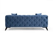 Dīvāns Kalune Design Como, zils цена и информация | Dīvāni | 220.lv