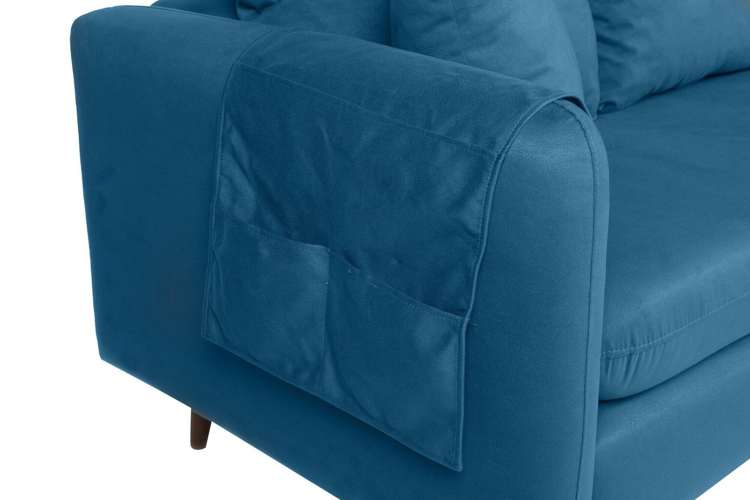 Stūra dīvāns Kalune Design Sofia Köşe, zils cena un informācija | Stūra dīvāni | 220.lv