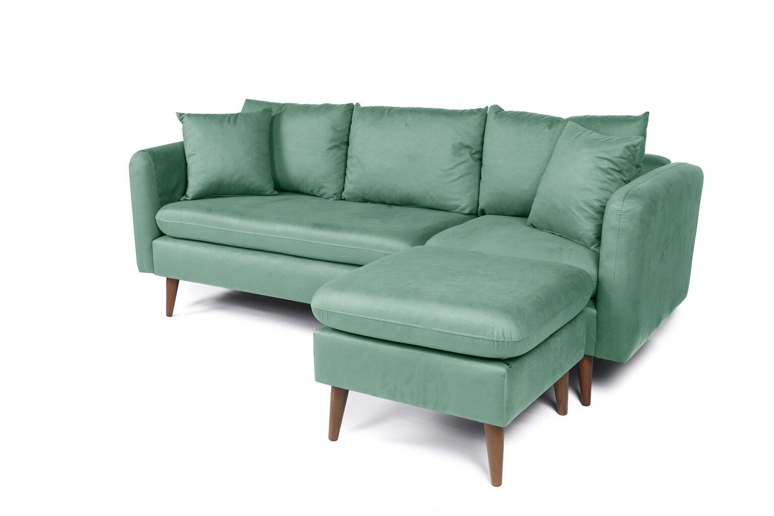 Stūra dīvāns Kalune Design Sofia Köşe, zaļš cena un informācija | Stūra dīvāni | 220.lv