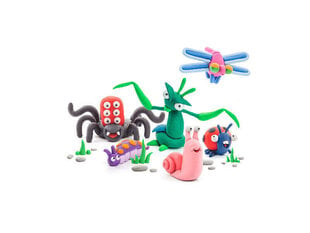 Набор пластилина Hey Clay Bugs, 18 шт. цена и информация | Принадлежности для рисования, лепки | 220.lv