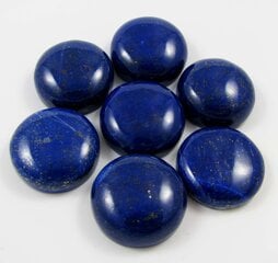 Dabīgais Lapis Lazuli Cabochon 25 mm AA klase cena un informācija | Rotu veidošana, pērļošana | 220.lv