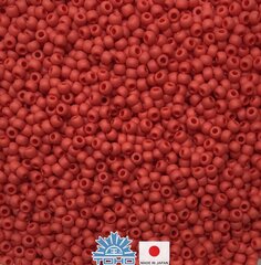 Бисер TOHO® Seed Beads Opaque-Frosted Pepper Red TR-11-45F 11/0 (2,2 мм) 10 г. цена и информация | Принадлежности для изготовления украшений, бисероплетения | 220.lv