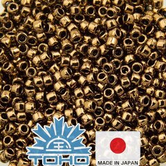 TOHO® Bisser Bronze 11/0 (2,2 mm) 10 g. cena un informācija | Rotu veidošana, pērļošana | 220.lv