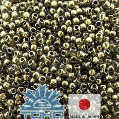 Бисер TOHO® Besier - Черный бриллиант с позолотой 11/0 (2,2 мм), 10 г. цена и информация | Принадлежности для изготовления украшений, бисероплетения | 220.lv