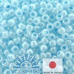 TOHO® sēklu krelles Ceylon Forget-Me-Not 11/0 (2,2 mm) 10 g. cena un informācija | Rotu veidošana, pērļošana | 220.lv