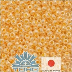 Бисер TOHO® Seed Beads Ceylon Peach Cobler 11/0 (2,2 мм) 10 г. цена и информация | Принадлежности для изготовления украшений, бисероплетения | 220.lv