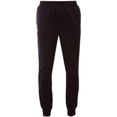 Мужские спортивные брюки Kappa Ingvald Pants M 309008 19-4006, черные цена и информация | Мужская спортивная одежда | 220.lv