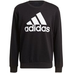 Džemperis vīriešiem Adidas Essentials Sweatshirt M GK9076, melns цена и информация | Мужская спортивная одежда | 220.lv