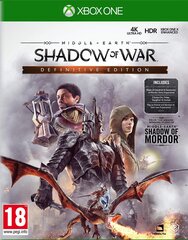 Xbox One Middle-Earth: Shadow of War Definitive Edition cena un informācija | Datorspēles | 220.lv