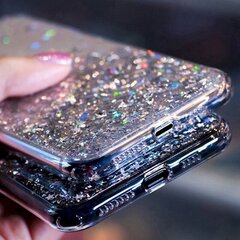 Fusion glue glitter silikona aizsargapvalks Apple iPhone 13 Pro Max zils cena un informācija | Telefonu vāciņi, maciņi | 220.lv