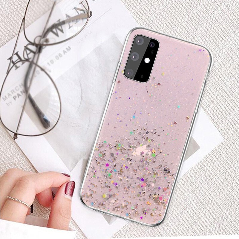 Fusion Glue Glitter silikona aizsargapvalks Apple iPhone 13 Pro Max rozā цена и информация | Telefonu vāciņi, maciņi | 220.lv