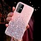 Fusion Glue Glitter silikona aizsargapvalks Apple iPhone 13 Pro Max rozā cena un informācija | Telefonu vāciņi, maciņi | 220.lv