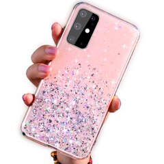 Fusion Glue Glitter Back Case Силиконовый чехол для Apple iPhone 13 Pro Max Розовый цена и информация | Чехлы для телефонов | 220.lv