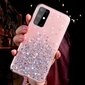 Fusion Glue Glitter silikona aizsargapvalks Apple iPhone 13 Pro rozā cena un informācija | Telefonu vāciņi, maciņi | 220.lv