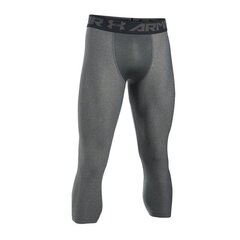 Vīriešu bikses Under Armour 2.0 Compression 3/4 M 1289574-090, pelēkas cena un informācija | Sporta apģērbs vīriešiem | 220.lv