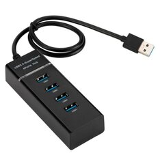 Hallo USB 3.0 HUB 1x4 30cm cena un informācija | Adapteri un USB centrmezgli | 220.lv