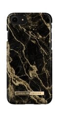 Tālruņa futrālis IDeal of Sweden iPhone 8/7/SE (2020)Golden Smoke Marble cena un informācija | Telefonu vāciņi, maciņi | 220.lv
