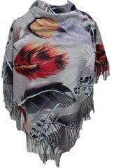 серо-розовый шарф в горошек цена и информация | Женские шарфы, платки | 220.lv