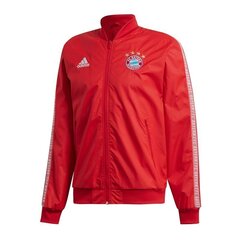 Sporta virsjaka vīriešiem Adidas Bayern Munich Anthem M DX9218, sarkana cena un informācija | Sporta apģērbs vīriešiem | 220.lv