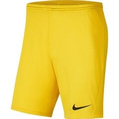 Спортивные шорты мужские Nike Dry Park III NB KM BV6855 719 51720, желтые цена и информация | Мужская спортивная одежда | 220.lv